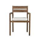 Acacia Wood Outdoor Dining Table And Chairs Suitable For Patio, Balcony Or Backyard