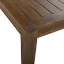 Acacia Wood Outdoor Dining Table And Chairs Suitable For Patio, Balcony Or Backyard