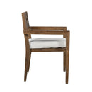 Acacia Wood Outdoor Dining Table And Chairs Suitable For Patio, Balcony Or Backyard