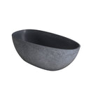65 Inch Freestanding Solid Surface Soaking Bathtub