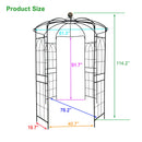 Metal Garden Arch Iron Garden Arbors Gazebo