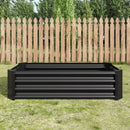 2-Piece Metal Raised Garden Bed Set