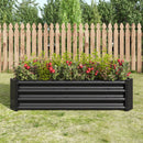 2-Piece Metal Raised Garden Bed Set