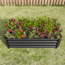 2-Piece Metal Raised Garden Bed Set