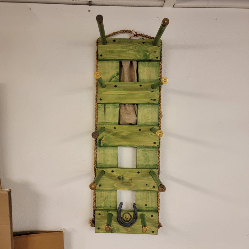 4 Cowboy Hat Rack Vertical | Cowboy Hat Holder |  Rustic Western Hat Display | Handcrafted Wooden Organizer | Space-Saving Home Decor | Made in USA