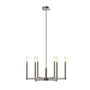 6-Light Contemporary Candelabra Styled Chandelier