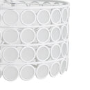 4-Light Glass Drum Shade Chandelier