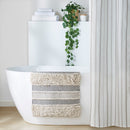 Woven Texture Stripe Bath Rug