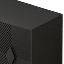 Modern 2 Door Wooden Storage Cabinet Accent Cabinet