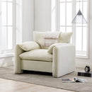 Modern Style Chenille Oversized Armchair Accent Chair by HouseOfZazla