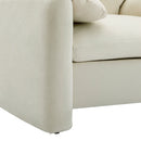 Modern Style Chenille Oversized Armchair Accent Chair by HouseOfZazla