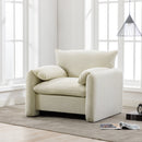 Modern Style Chenille Oversized Armchair Accent Chair by HouseOfZazla