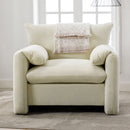 Modern Style Chenille Oversized Armchair Accent Chair by HouseOfZazla