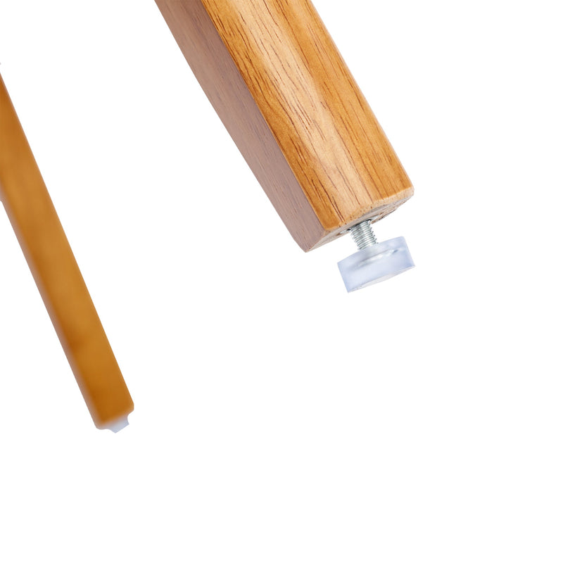 Accent Chairs Set of 2 with Side Table, Mid Century Modern Accent Chair, Wood and Fabric Armchairs Side Chair, Lounge Reading Comfy Arm Chair for Living Room, Bedroom, Office