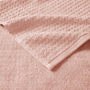 Cotton Waffle Jacquard Antimicrobial Bath Towel 6 Piece Set