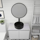 Ceramic Circular Vessel Bathroom Sink Art Sink by HouseOfZazla