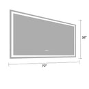 72"×36" LED Mirror Light Bathroom