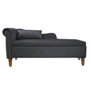 Navy Velvet Chaise Lounge