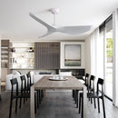 52 Inch Indoor Ceiling Fan with 6-Speed Remote and Reversible DC Motor by HouseOfZazla