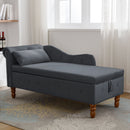 Black Velvet Chaise Lounge