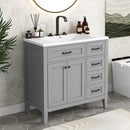 36" Bathroom Vanity with Sink Combo
