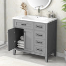 36" Bathroom Vanity with Sink Combo