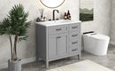36" Bathroom Vanity with Sink Combo