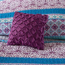 Full/Queen Reversible Quilt Set with Throw Pillows