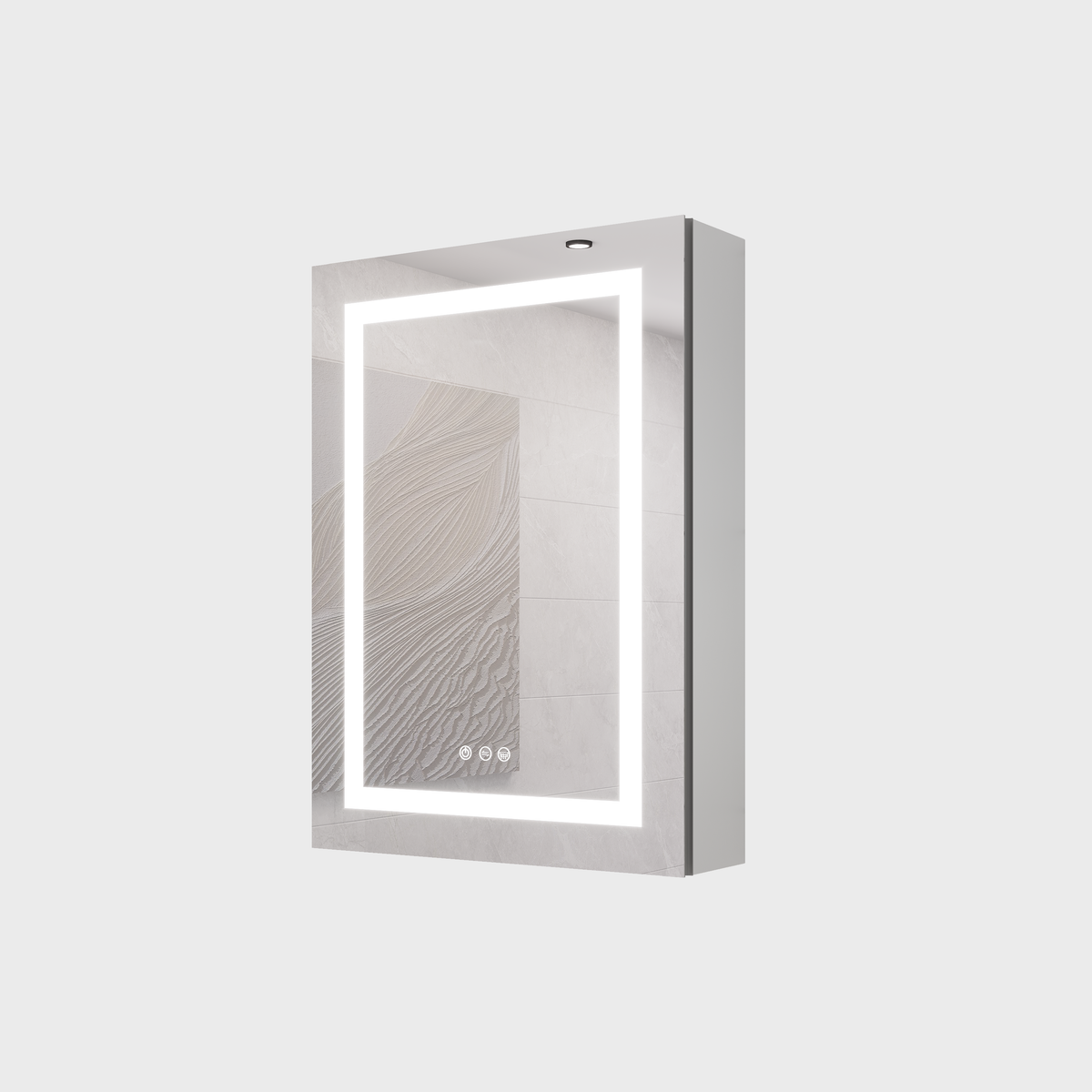 20 X 28 Inch Bathroom Medicine Cabinet with LED Mirror, photo 7 of 10