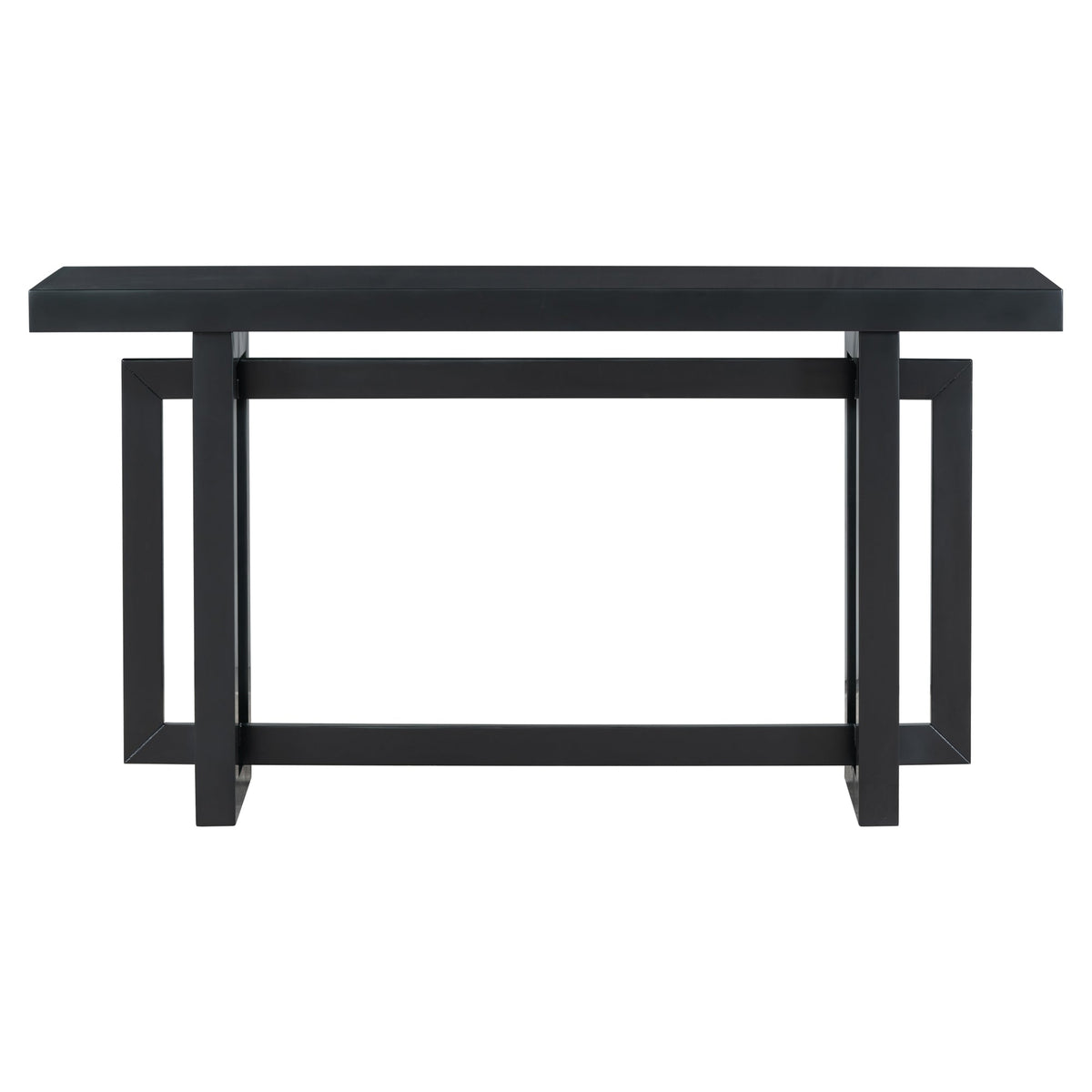 U Style 59.1'' Painted Entryway Table with Pine Veneer, photo 5 of 10