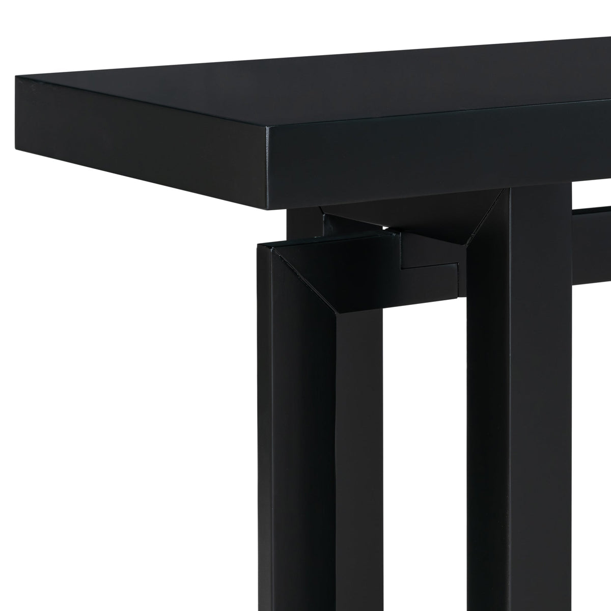 U Style 59.1'' Painted Entryway Table with Pine Veneer, photo 10 of 10
