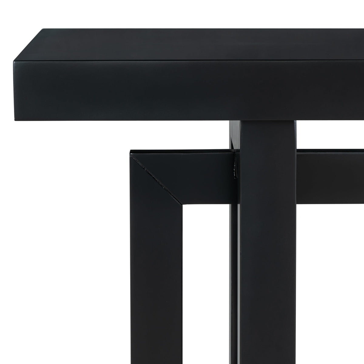 U Style 59.1'' Painted Entryway Table with Pine Veneer, photo 9 of 10