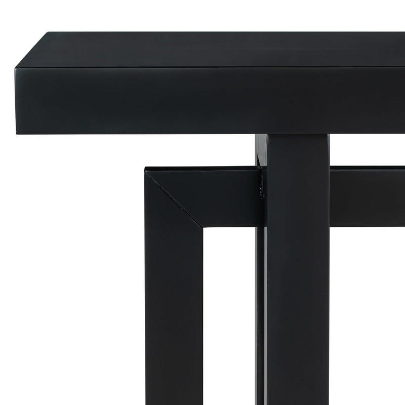 U Style 59.1'' Painted Entryway Table with Pine Veneer, photo 9 of 10