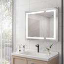 36x30 Inch Medicine Cabinet with LED Vanity Mirror