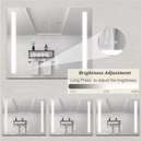 36 x 30 Inch Medicine Cabinet with LED Vanity Mirror
