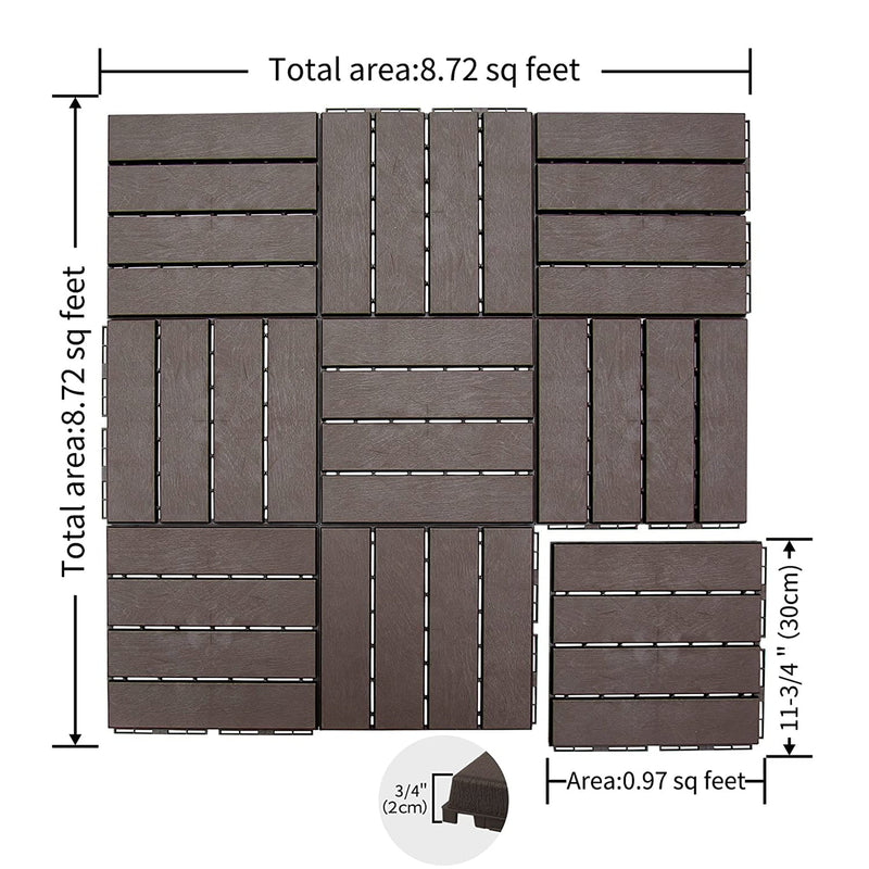 Patio Interlocking Deck Tiles, photo 6 of 6