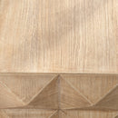 24" Height Three-dimensional Embossed Pattern Design Retro Coffee Table MDF Retro Furniture