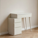 Solid Liriodendron Wood Dresser Table with Stool