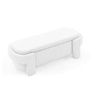 Linen Fabric Upholstered Bench with Large Storage Space