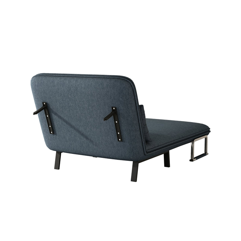 39"Convertible Chair Bed, Tri-Fold Sofa Bed with Adjustable Backrest & Pillow, Leisure Chaise Lounge Couch with Sturdy Steel Frame for Home & Office, Comfortable Sleeper Chair