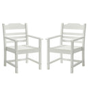 Patio Dining Chair with Armset Set of 2, Pure