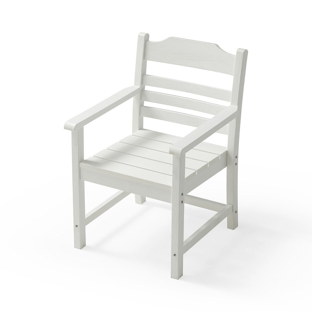 Patio Dining Chair with Armset Set of 2, Pure, photo 8 of 10
