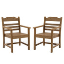 Patio Dining Chair with Armset Set of 2 - HIPS Material