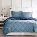Twin/Twin XL 3M Scotchgard Diamond Quilting Reversible Down Alternative Comforter Set