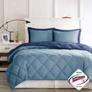 Twin/Twin XL 3M Scotchgard Diamond Quilting Reversible Down Alternative Comforter Set