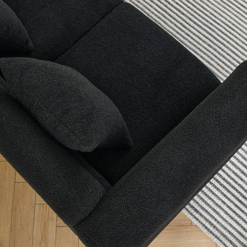 60-Inch Oversized 2-Seater Sectional Sofa, photo 7 of 10