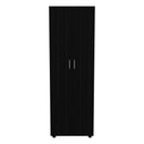 Armoire-Organiser 70.8"H, Two Shelves, Rod, Double Door Cabinet Armoire