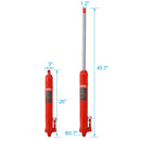 Hydraulic Long Ram Jack with Clevis Base