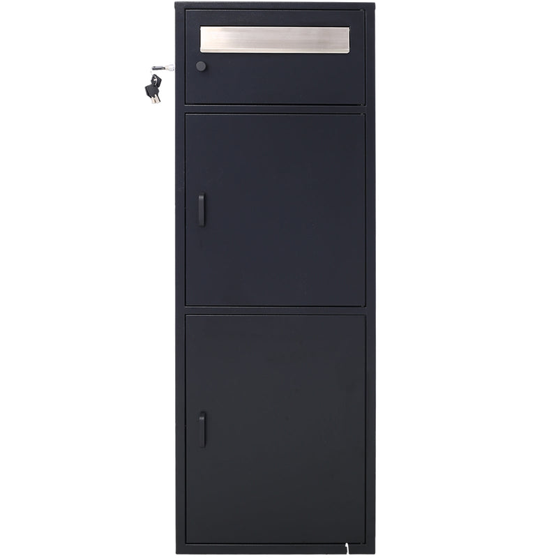Large Steel Freestanding Floor Parcel Package Drop Box
