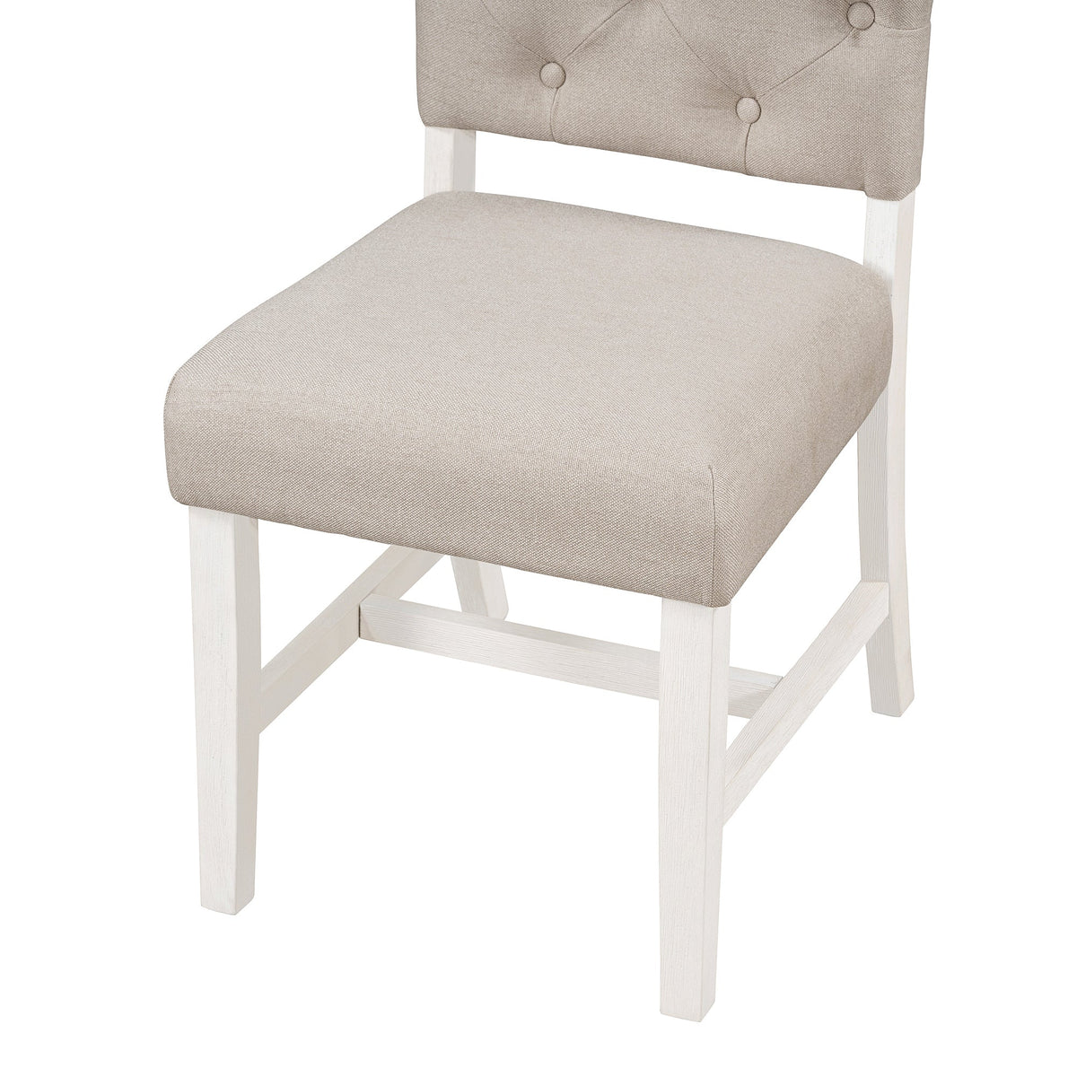TREXM Retro Style Dining Chair Set with 4 Upholstered Chairs, photo 5 of 10
